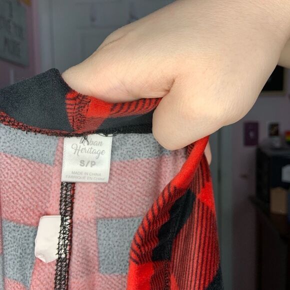 Red and Black Velour Pyjama Set - Picture 8 of 8